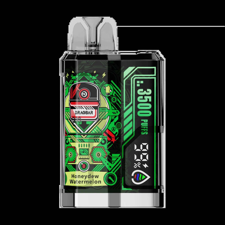 Dragbar B3500 8ML 3500 Puffs 500mAh Disposable Device With Power & E-Liquid Screen Display & Mesh Coil Dragbar B3500 8ML 3500 Puffs 500mAh Disposable Device With Power & E-Liquid Screen Display & Mesh Coil