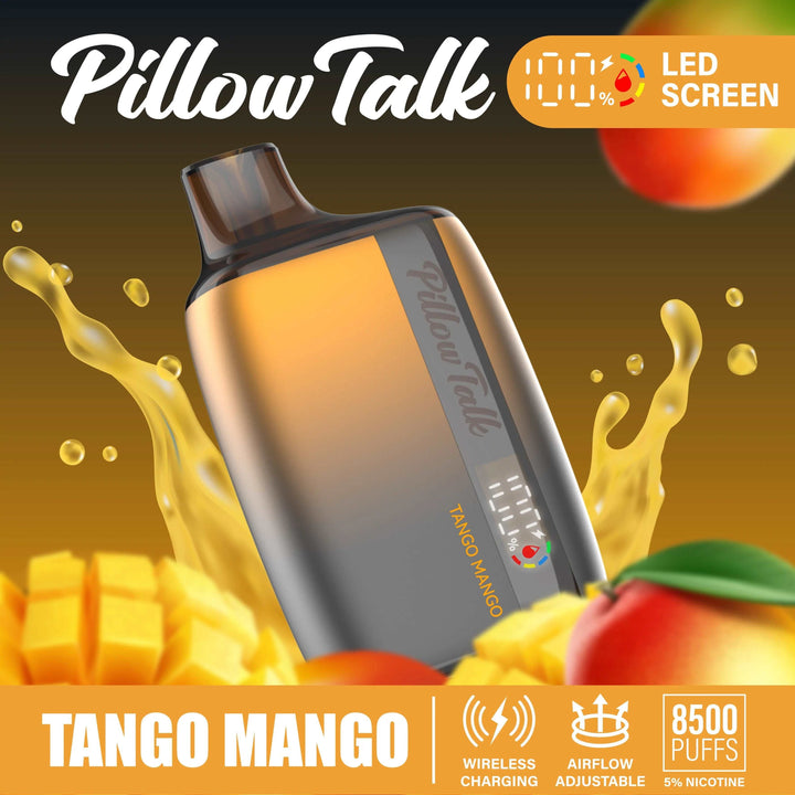 Pillow Talk 13ML 8500 Puffs 550mAh Wireless Charging Disposable Vape Device With E-liquid & Battery Screen Pillow Talk 13ML 8500 Puffs 550mAh Wireless Charging Disposable Vape Device With E-liquid & Battery Screen
