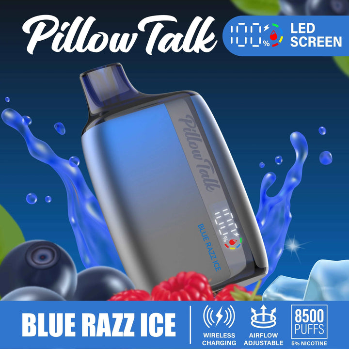 Pillow Talk 13ML 8500 Puffs 550mAh Wireless Charging Disposable Vape Device With E-liquid & Battery Screen Pillow Talk 13ML 8500 Puffs 550mAh Wireless Charging Disposable Vape Device With E-liquid & Battery Screen